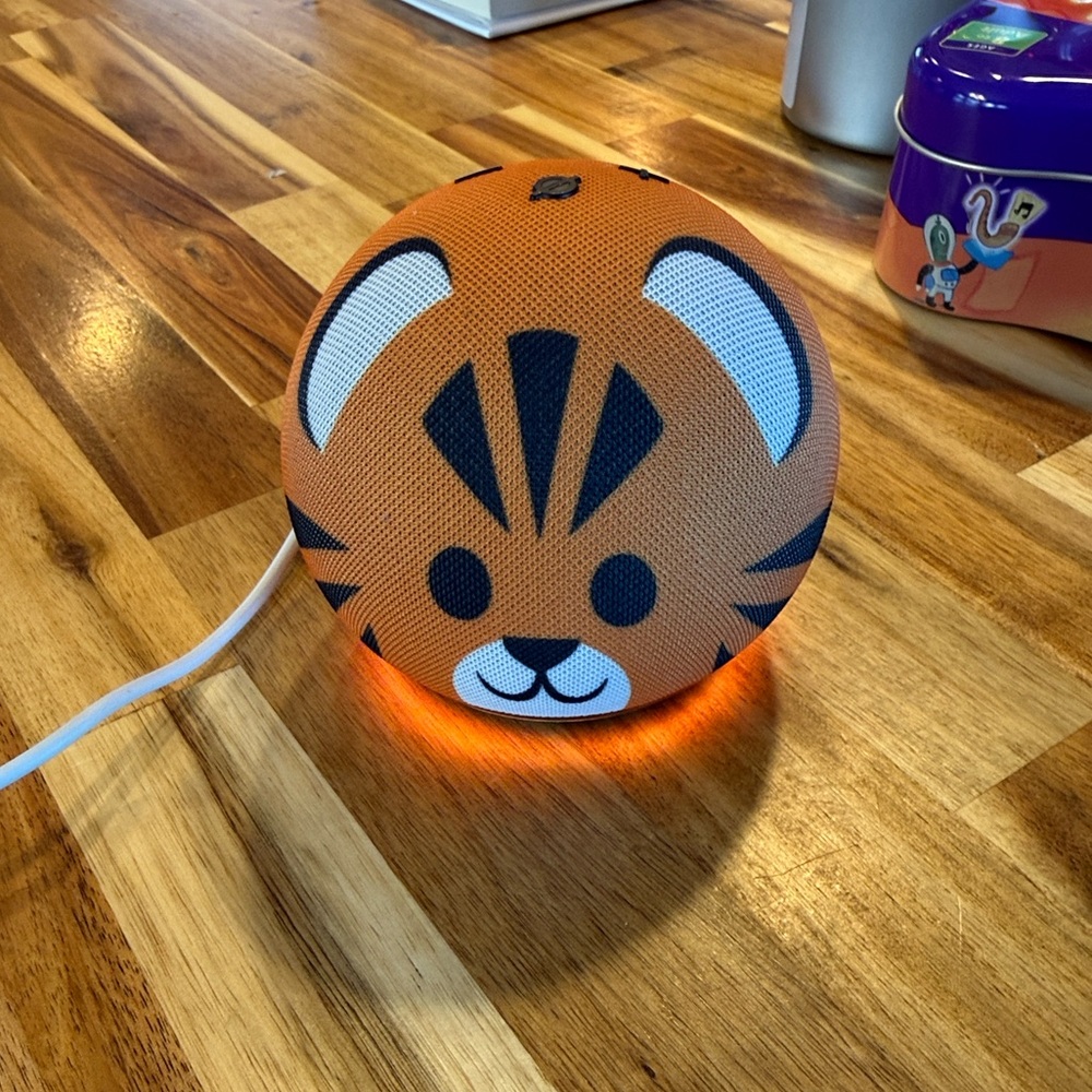 Amazon Echo Dot Kids 4th gen, tiger